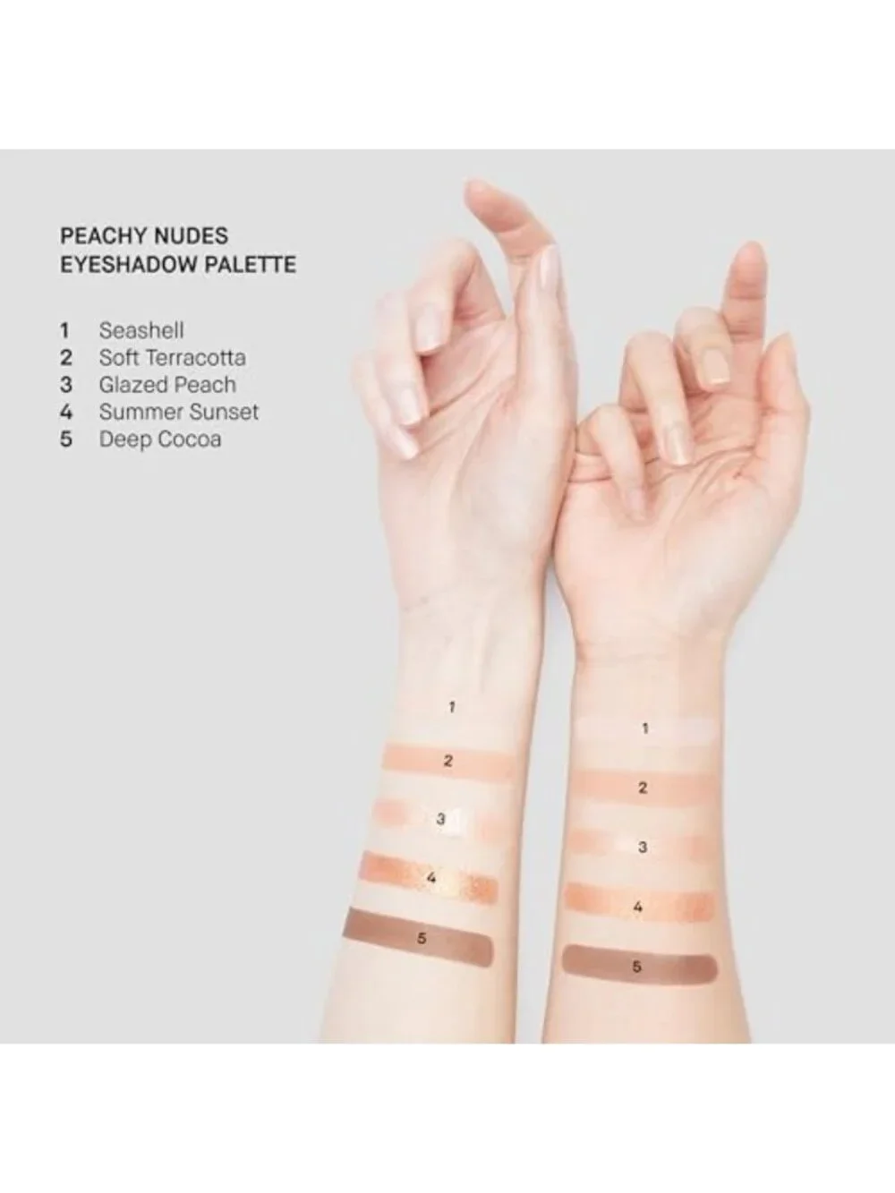 5-Shade Neutral Eyeshadow Palette | Matte & Metallic Shades for All Skin Tones